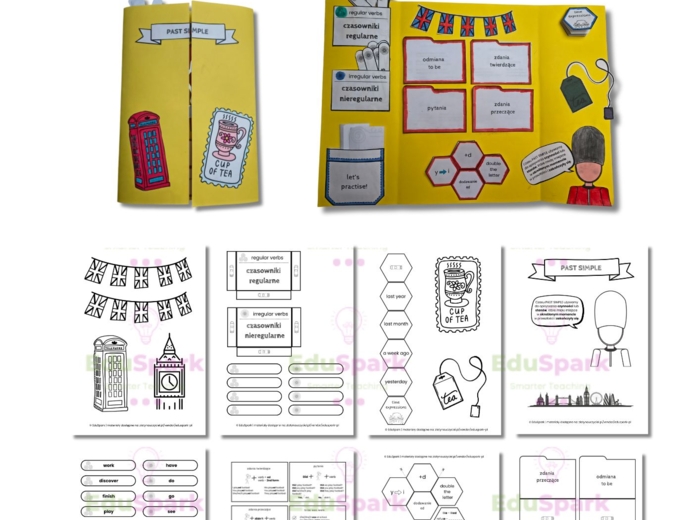 LAPBOOK PAST SIMPLE utrwalanie