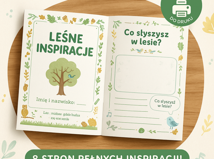 Minialbum „Leśne inspiracje” (do uzupełniania)
