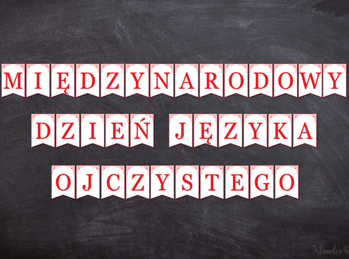 Międzynarodowy Dzień Języka Ojczystego – girlanda do druku (PDF)