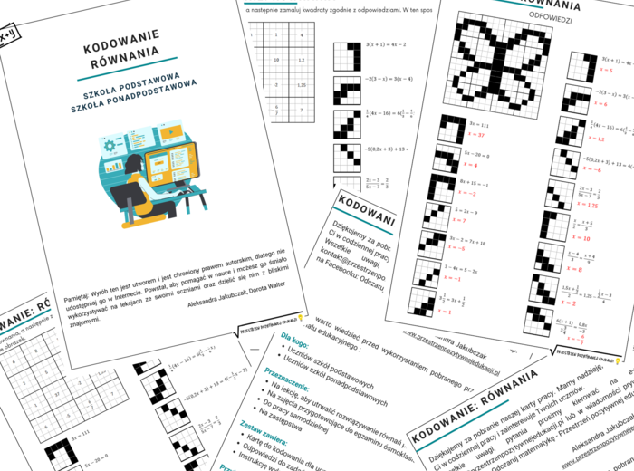 Równania - kodowanie + wersja w języku ukraińskim
