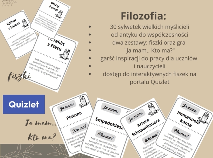 Filozofia - zestaw materiałów dydaktycznych
