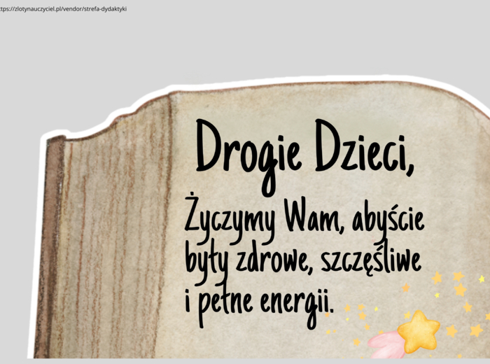 WITAJCIE W PRZEDSZKOLU - gazetka powitalna