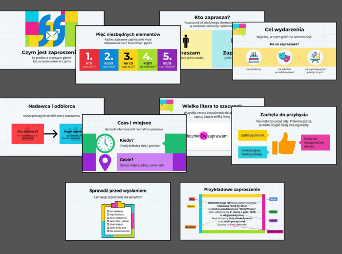 ZAPROSZENIE - prezentacja - 12 slajdów - wersja 1
