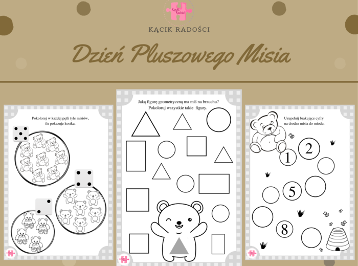 Dzień Pluszowego Misia - zadania