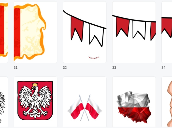 Gazetka dekoracja 11 listopada Narodowe święto Niepodległości