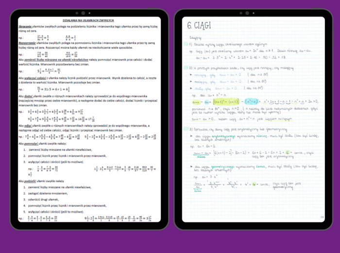 Notatki maturalne - Matematyka P