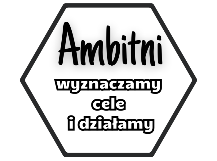 Gazetka na rozpoczęcie roku szkolnego – „W naszej klasie/szkole jesteśmy…” (wersja czarno-biała)