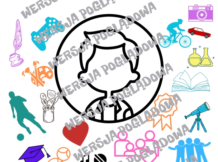 Plakat - jestem wdzięczny