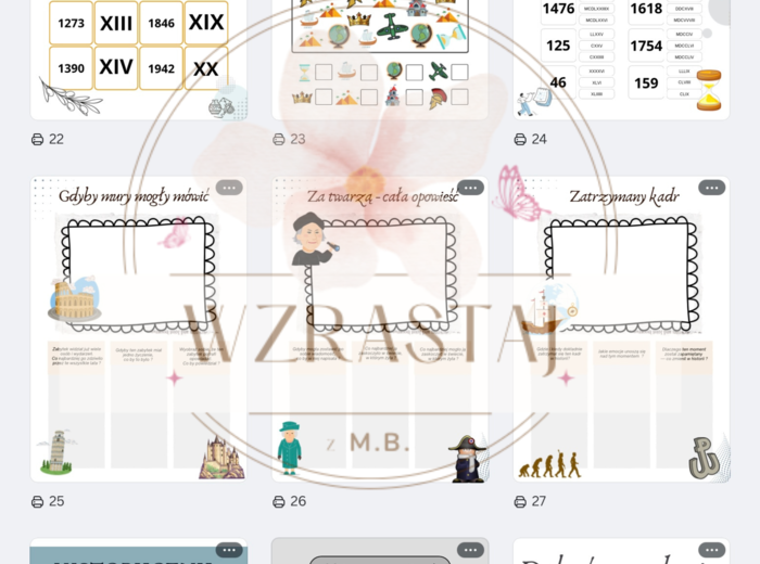 Zestaw 18 aktywności historia 4-5 sp