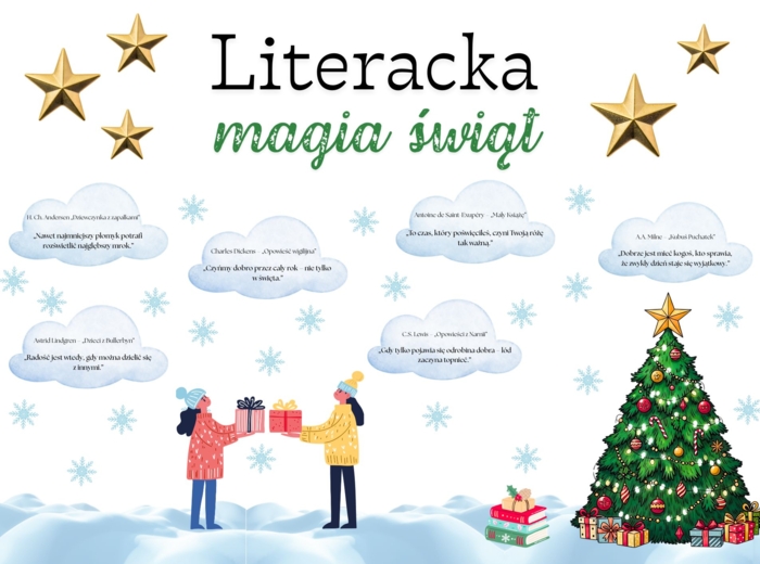 Gazetka świąteczna - Literacka magia świąt