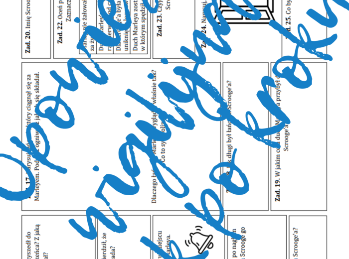 OPOWIEŚĆ WIGILIJNA: Krok po kroku - karta pracy do lektury