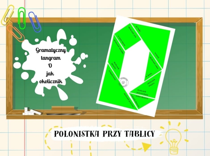 Gramatyczny tangram O JAK OKOLICZNIK OKOLICZNIKI
