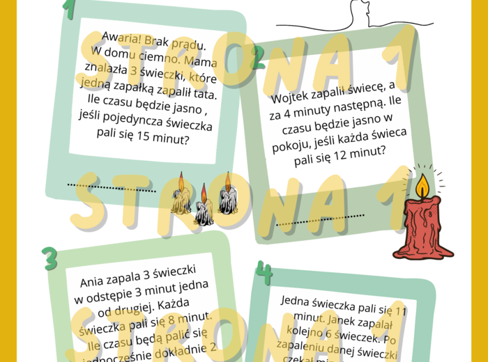 Matematyczne Andrzejki -karta pracy