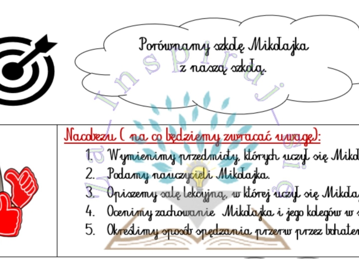 Mikołajek- cykl lekcji