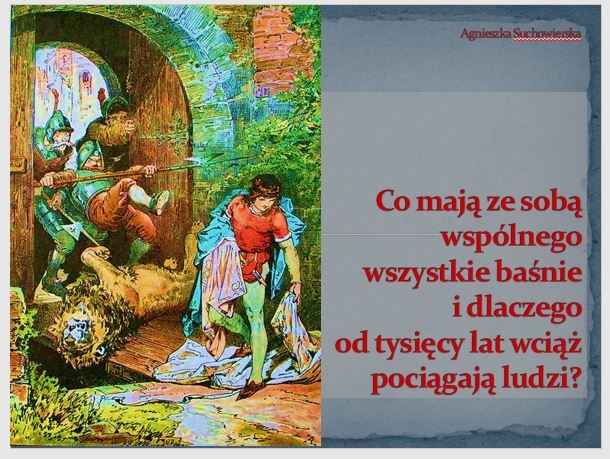 Prezentacja - powtórzenie wiadomości o baśniach. klasa 4, 5 lub 8. (egzamin)