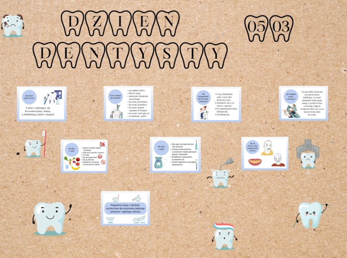 Dzień dentysty - gazetka i karta pracy