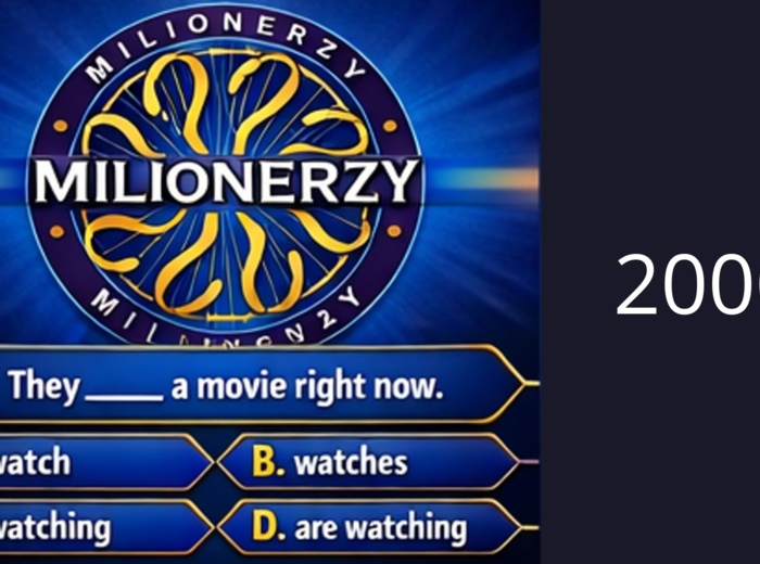 Present Continuous "Milionerzy"