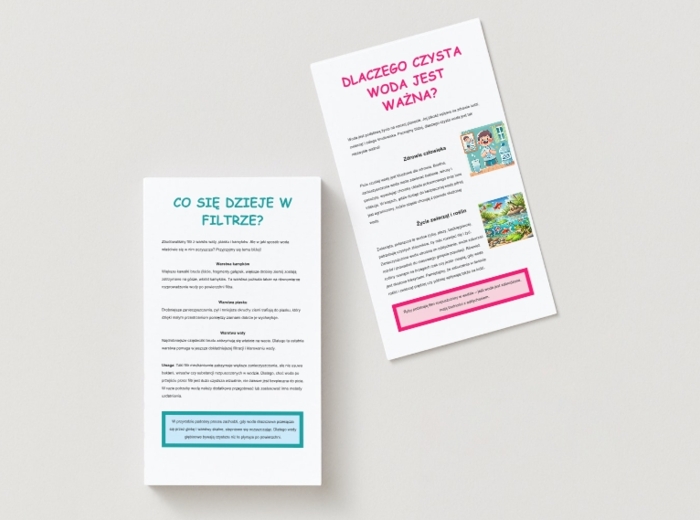 Eksperymenty z oczyszczaniem wody. Znaczenie czystej wody dla życia