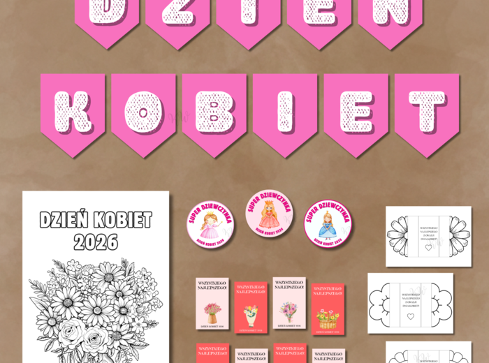 Dzień Kobiet – zestaw materiałów PDF