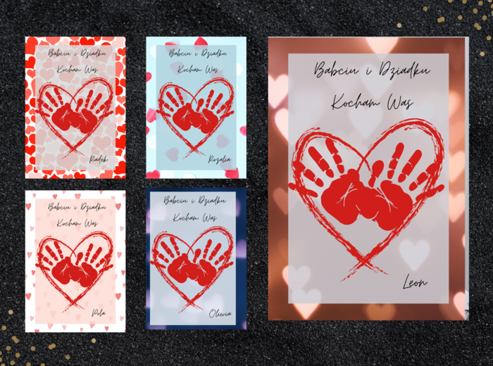 Babcia i dziadek- laurka