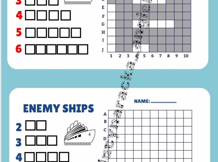 Statki - szablony jęz. angielski