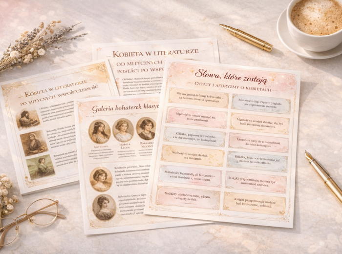 Kobieta w literaturze – Dzień Kobiet, portrety bohaterek