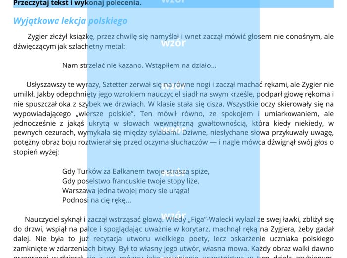 Syzyfowe prace - czytanie ze zrozumieniem