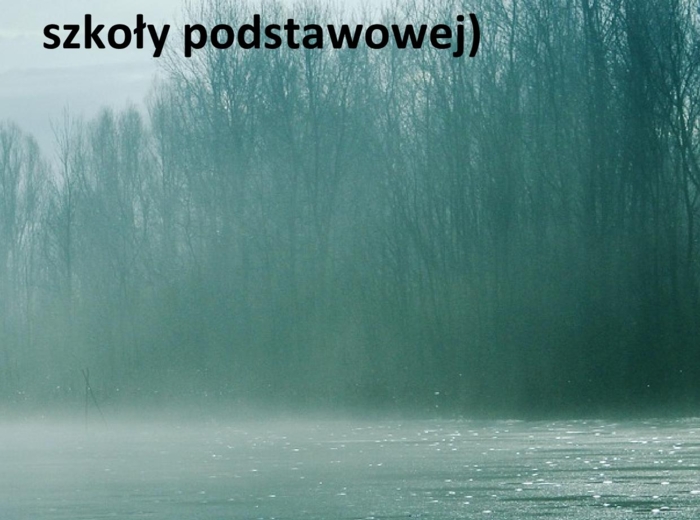 Spotkanie z "Nad Niemnem" Elizy Orzeszkowej (dla SP)