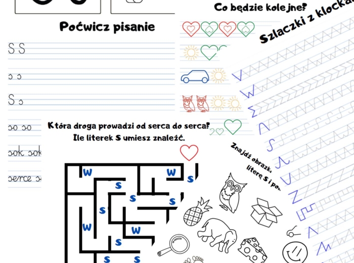 Litera S - materiał edukacyjny