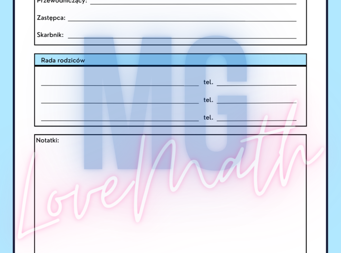 Planer 2025/2026 dla nauczyciela lub wychowawcy
