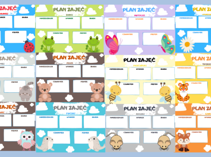 Plan zajęć