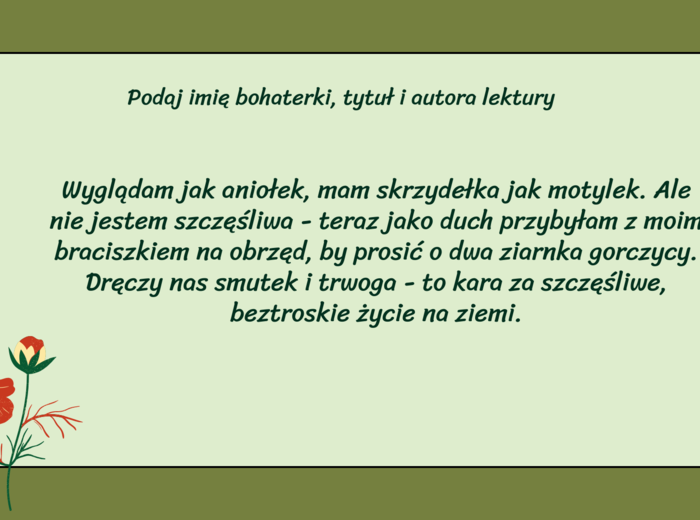 BOHATERKI LEKTUR 7-8 - KIM JESTEM? prezentacja - 26 slajdów - Dzień Kobiet - egzamin - powtórka + odpowiedzi