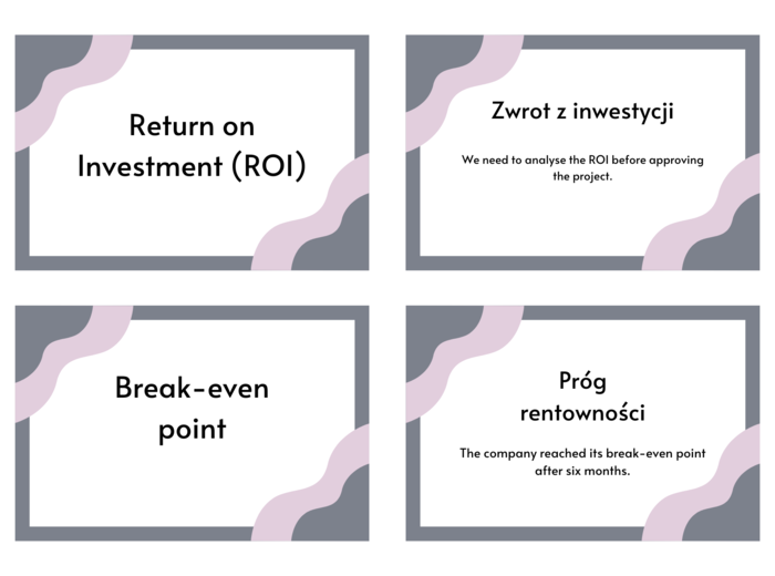 100 Business English Flashcards – Fiszki