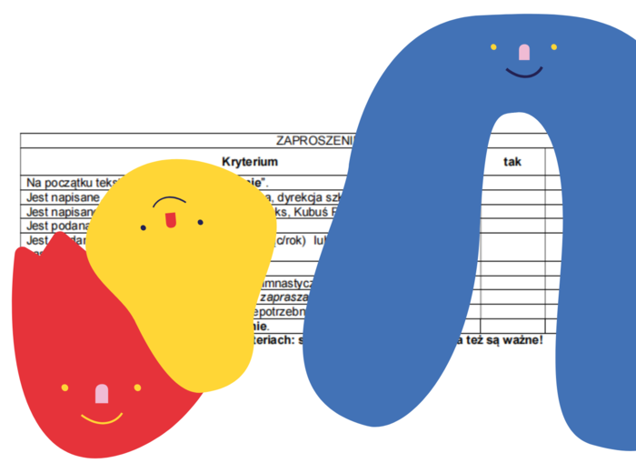 Kryteria do wypowiedzi pisemnej na języku polskim - klasy IV-VI