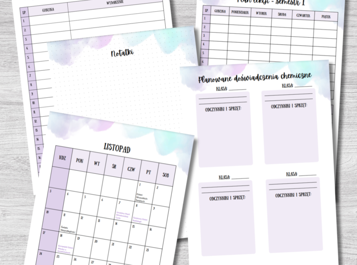 Planer Nauczyciela Chemii 2024/2025