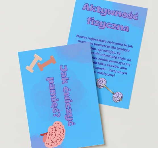 Gazetka szkolna - jak ćwiczyć pamięć.