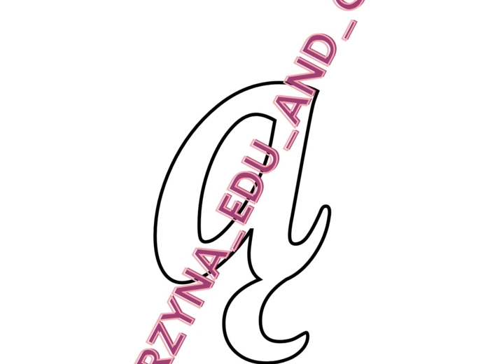 Szablon liter - charm - małe