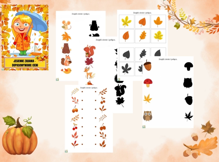 JESIENNA KSIĄŻECZKA AKTYWIZUJĄCA DLA PRZEDSZKOLAKÓW.