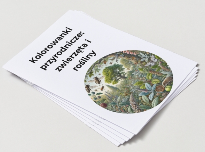 Kolorowanki. Zwierzęta i rośliny