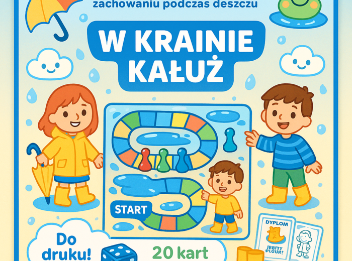 Gra planszowa "W Krainie Kałuż"