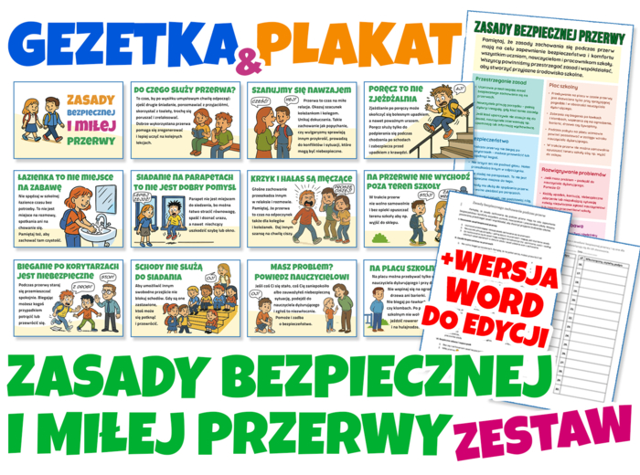 Zasady bezpiecznej przerwy - zestaw
