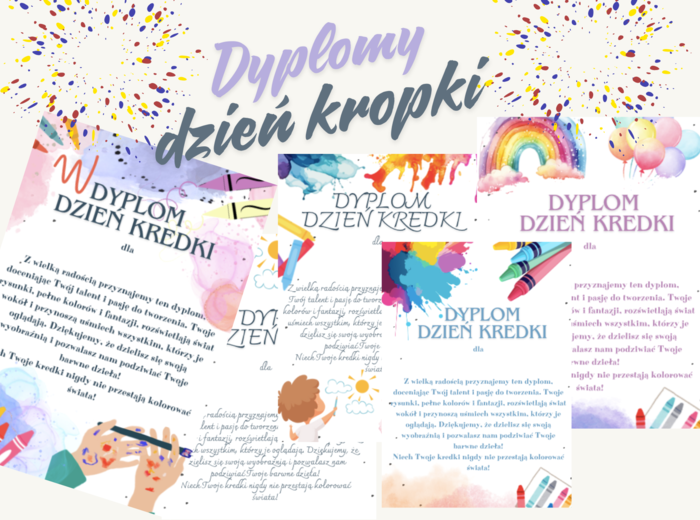 Dyplomy Dzień Kropki