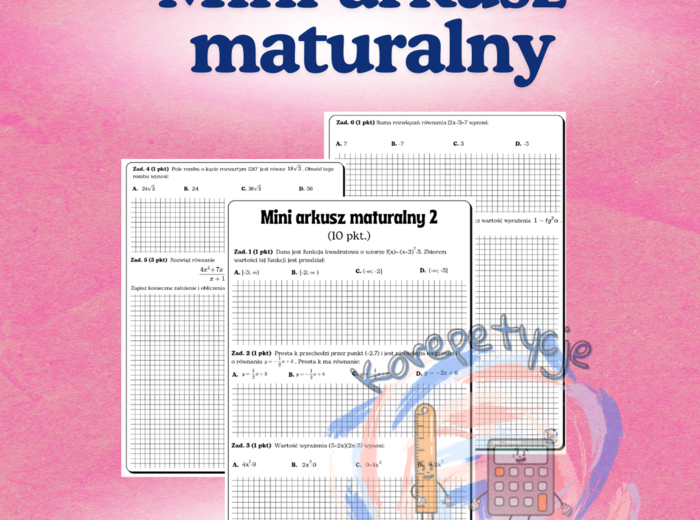 Mini arkusz maturalny 2