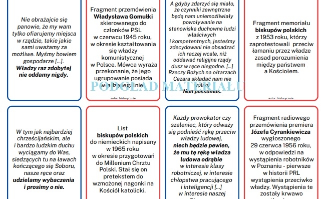 PRL - zadania bieżące i powtórzeniowe
