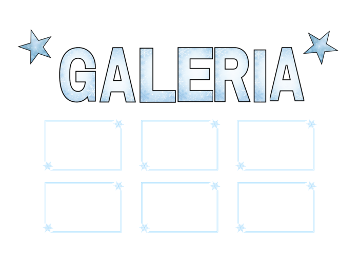 Alfabet zimowy A–Z – dekoracja sali i gazetki | Litery + śnieżynki i gwiazdki