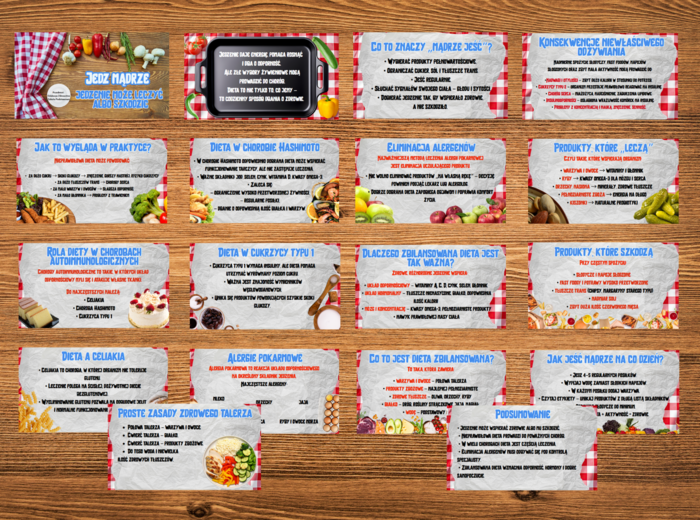 Jedz mądrze - Jedzenie może leczyć albo szkodzić/ Edukacja zdrowotna