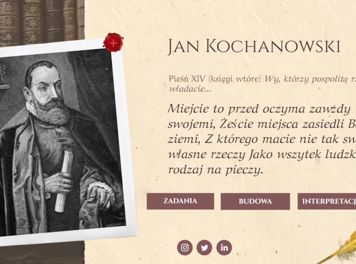 Kochanowski - Pieśń XIV