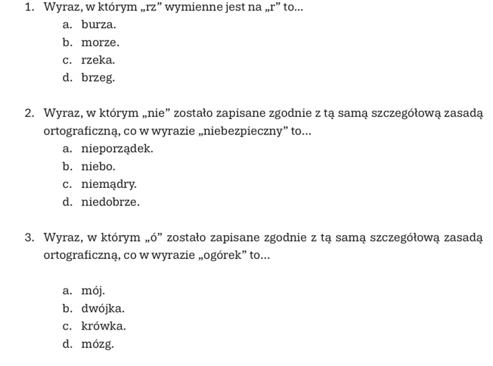 30 zadań do szybkiej powtórki przed E8