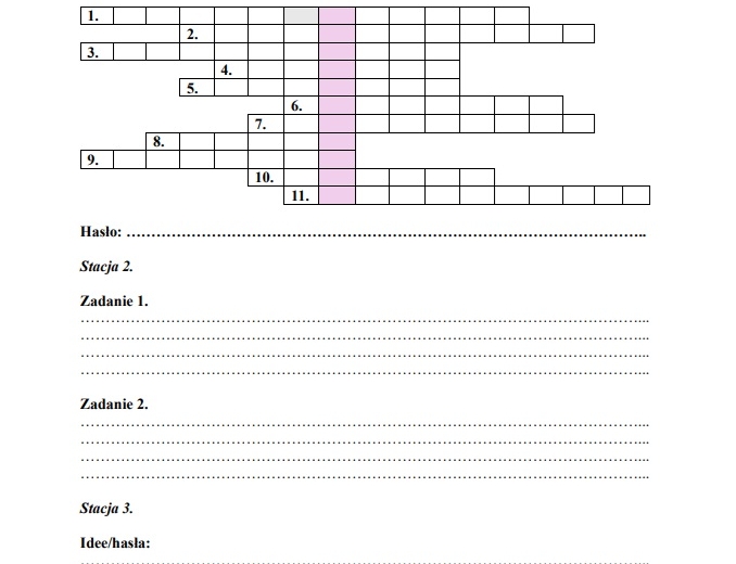 Stacje zadaniowe dla liceum - "Lalka"
