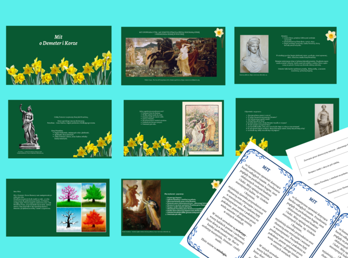 MIT O DEMETER I KORZE – prezentacja – mity + wklejka